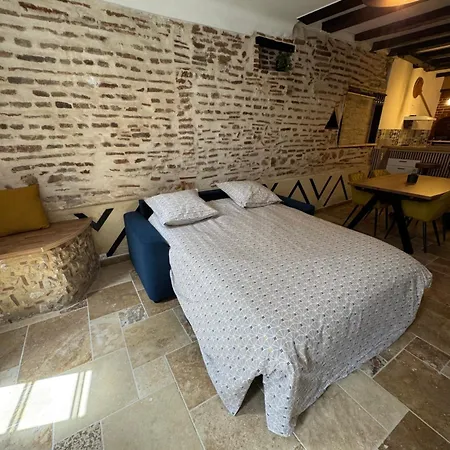 아파트 Loft De Caractere Avec Ancien Four A Pain