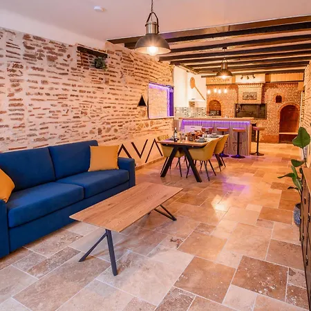 아파트 Loft De Caractere Avec Ancien Four A Pain